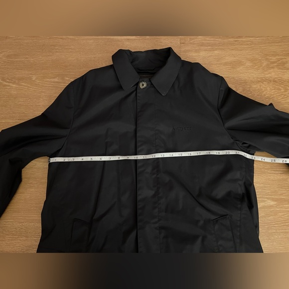 Loro Piana Black Trench Coat with Matte Finish - Picture 3 of 16